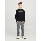 Jack & Jones Majica 'JJECALEB' siva / crna / bijela | shoptok.hr