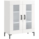 The Living Store Komoda visok sijaj bela 69,5x34x90 cm inženirski les - Komoda, (21503241) | Shoptok.si