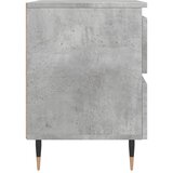  Noćni ormarići 2 kom boja betona 40x35x50 cm konstruirano drvo | shoptok.hr