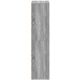 Ormarić za knjige / komoda siva boja hrasta 66x30x130 cm drveni | Eponuda.com