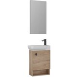 Hanah home Kupatilski ormarić sa umivaonikom i ogledalom (2 komada) Begonya 55 063 | Eponuda.com