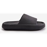 Boto PE1 Women's Lightweight Foam Slippers On Thick Sole Black Querceria | ePonuda.com