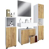 MID.YOU kopalnica flandu, bela, hrast, 4-Delno | Shoptok.si