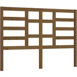 Maison Chic posteljno vzglavje - vzglavna omarica - nočna omarica medeno rjavo 146x4x104 cm trdna borovina, (21707551) | Shoptok.si