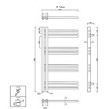 Sapho kupatilski radijator dorlion 90x50 cm sjajni hrom | Eponuda.com