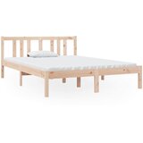  Okvir za krevet od masivnog drva 135 x 190 cm bračni | shoptok.hr