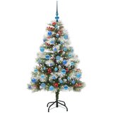  Umjetno božićno drvce S LED lampica Zelena i bijela 150 cm | shoptok.hr