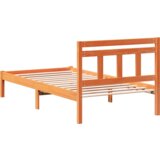  Konstrukcija postelje Rjava 90 x 190 cm Masivno borovo les, (5000127211) | Shoptok.si