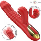 Intense Thalia Thrusting, Tapping Dual Vibrator Red Cene