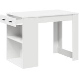  Stol s ladicom i policom bijeli 102x62x77,5 cm izrađeno drvo | Eponuda.ba