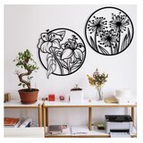 WALLXPERT Mucbir zidna dekoracija, 100x50 cm, 1,2 mm, crna | Eponuda.ba