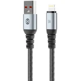 braix kabal (usb- lightning) 1m 3A crni