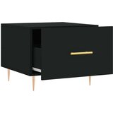  Stolići za kavu 2 kom crni 50x50x40 cm od konstruiranog drva | shoptok.hr