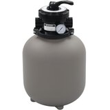  Bazenski peščeni filter s 4-pozicijskim ventilom siv 350 mm | Shoptok.si