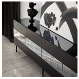 Hanah home leon - black, fume blackfume tv stand | Eponuda.com