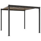  Vrtna sjenica antracit 3x3 m aluminij | shoptok.hr
