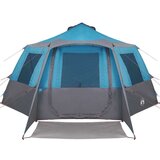  Kabinski šotor s streho Modra in siva 500 x 500 x 294 cm, (5000091138) | Shoptok.si