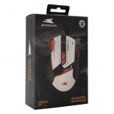 Baracuda bgm 042 manta gejmerski miš beli | ePonuda.com