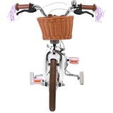 Volare dječji bicikl Blossom 14″ bijele boje, s dvije ručne kočnice | shoptok.hr