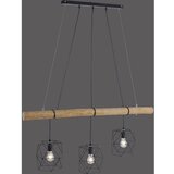 LEUCHTEN DIREKT 15503-18 - Luster na sajli EDGAR 3xE27/60W/230V | Eponuda.com
