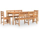  5-dijelni vrtni blagovaonski set od masivne tikovine | shoptok.hr