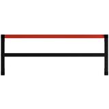  Za radni stol metalni 150 x 57 x 79 cm crno-crveni | shoptok.hr