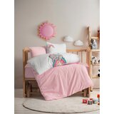 Lessentiel Maison lucky - pink pinkwhite ranforce baby quilt cover set Cene