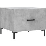 Maison Chic Klubska mizica - kavna mizica - Nizka mizica betonsko siva 50x50x40 cm inženirski les, (21754878) | Shoptok.si