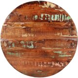 Stolna ploča Ø 70 x 2,5 cm okrugla od masivnog obnovljenog drva | shoptok.hr
