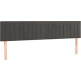  Box spring postelja z vzmetnico temno siva 160x200 cm žamet, (20790714) | Shoptok.si