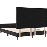  Krevet s opruga kutije s uzglavljem Crna 140 x 190 cm Baršun | shoptok.hr