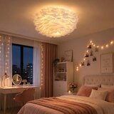Brilagi Stropno svetlo FEATHER, 3xE27/40W/230V, prečnika 50 cm, belo | Eponuda.com