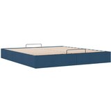 vidaXL otomanski okvir kreveta bez madraca plavi 180x200 cm od tkanine | shoptok.hr