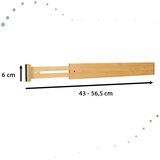 Podesivi razdjelnik za ladice od bambusa 56x6x1.5cm 1 kom | shoptok.hr