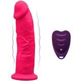 SilexD Model 2 Vibrating Premium Silicone Dual Density Dildo 7" with Remote Pink | Shoptok.si