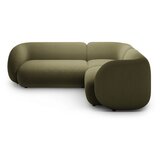 Micadoni Zelena baršunasti kutna garnitura (s desnim kutom/u obliku slova L) Kate – | shoptok.hr