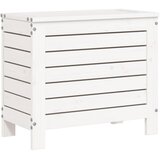  Vrtni tabure bijeli 62 x 31,5 x 52 cm od masivne borovine | shoptok.hr