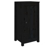  Komode 2 kom crne 39x35x80 cm od masivne borovine | shoptok.hr