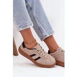 EVENTO Suede Women's Sneakers On Platform Beige Elivienne | Shoptok.si