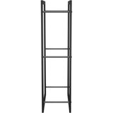  Stalak za drva za ogrjev mat crni 50x28x94 cm čelični | shoptok.hr