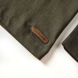  Dječja majica dugih rukava kaki 116 | shoptok.hr