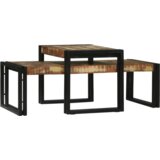 vidaXL Set stolića za kavu 2 komada čvrsto drvo obnovljeno | shoptok.hr