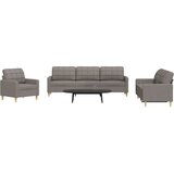 3-dijelni set sofa smeđesivi od tkanine | shoptok.hr