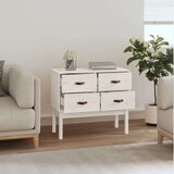 vidaXL Konzolni ormarić bijeli 90 x 40 x 78 cm od masivne borovine | shoptok.hr