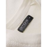 Ombre Men's knitted t-shirt with fine texture - white | shoptok.hr