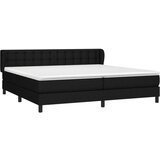  Krevet s oprugama i madracem crni 200x200 cm od tkanine | shoptok.hr