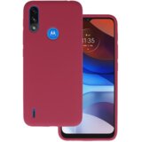 TOPTEL Silikonska Lite maskica za Motorola Moto E7 Power/E7i Power bordo | shoptok.hr