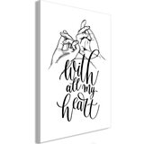  Slika - With All My Heart (1 Part) Vertical 40x60 Cijene