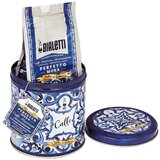 Bialetti Dolce&Gabbana Mediterrean blue Moka Express,za 3 skodelice + Perfetto Moka Autentico mleta kava | Shoptok.si