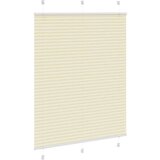 vidaXL Plisirana roleta krem 105x100 cm širina tkanine 104,4 cm | shoptok.hr
